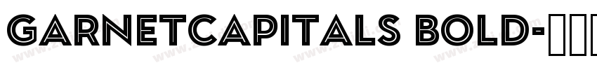 GarnetCapitals Bold字体转换
